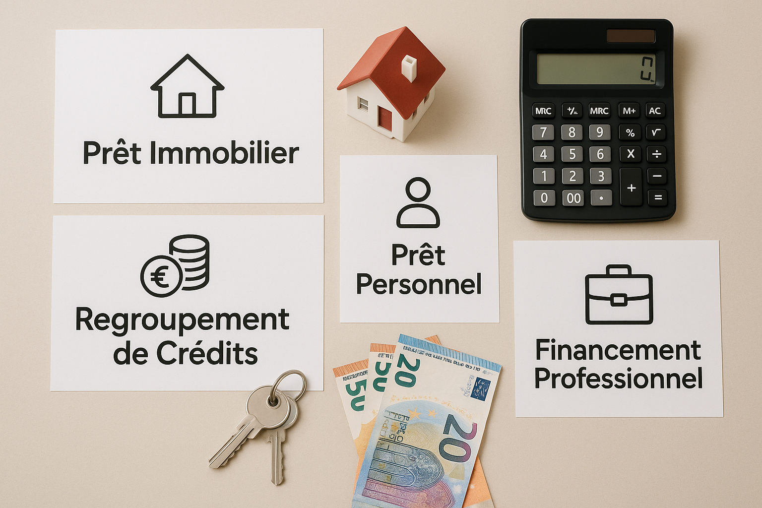 Documents financiers pour crédit immobilier